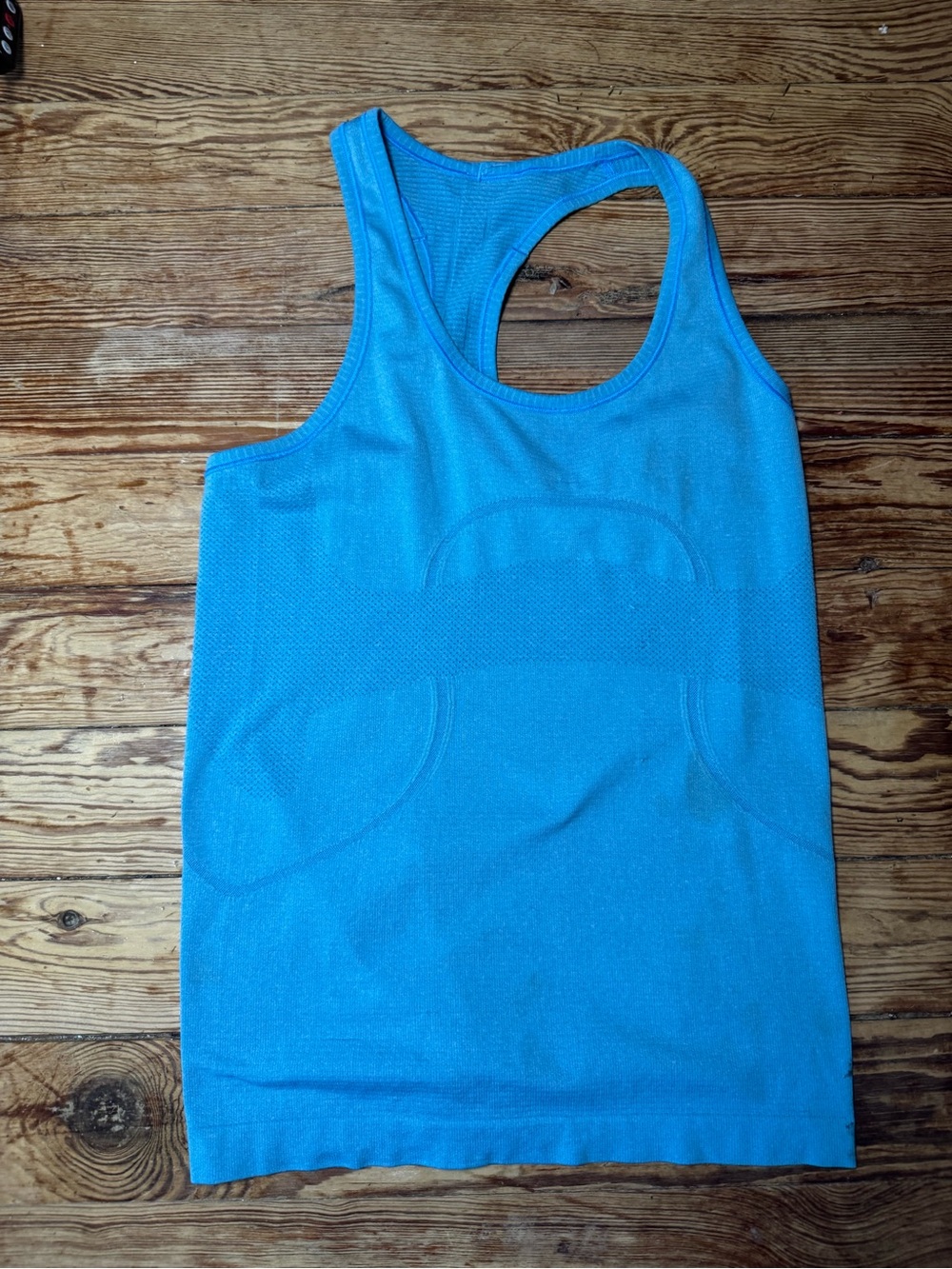 lululemon athletica Aqua Blue Racerback Tank Top